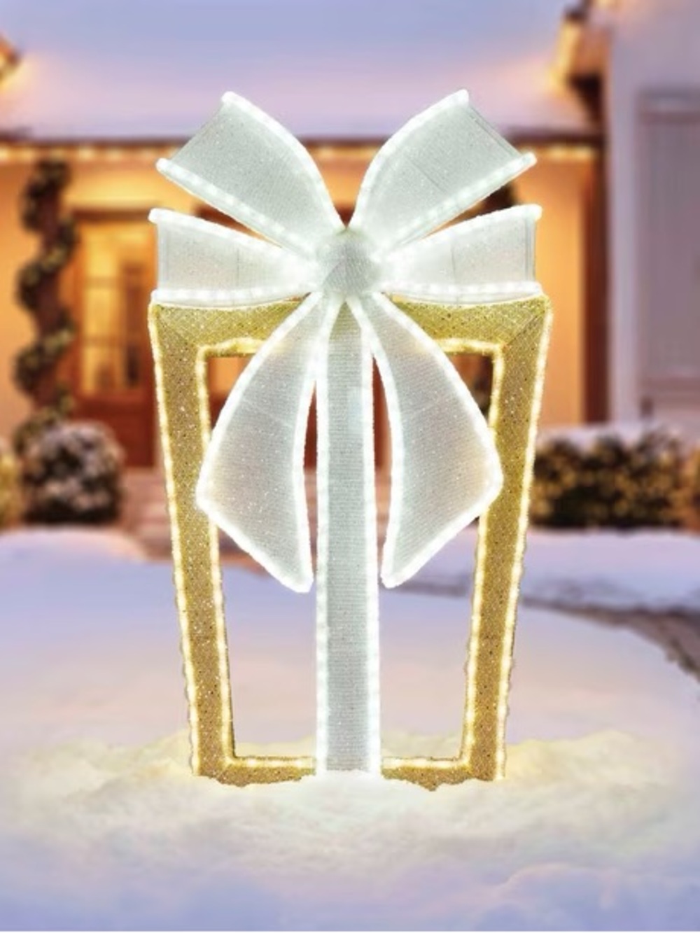 42" Pre-Lit Giftbox Décor